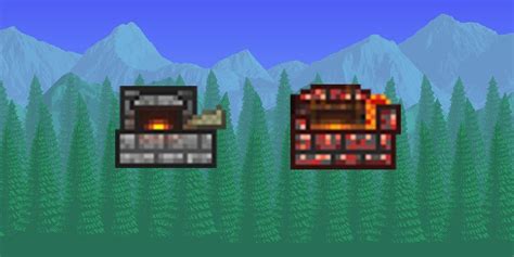 terraria how to make a furnace|how to make adamantite forge.